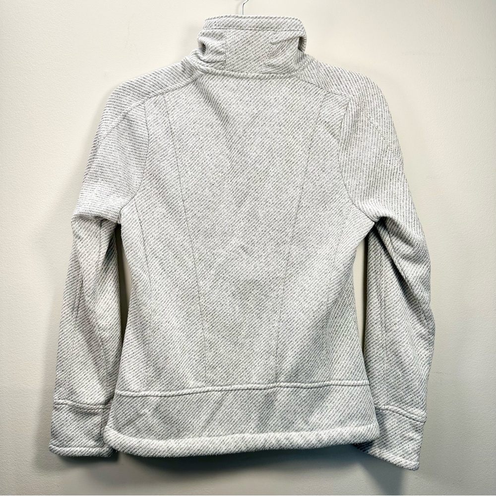 Athleta Trailwinds Knit Hike Jacket, Sandy White Heather, Medium - Picture 4 of 14